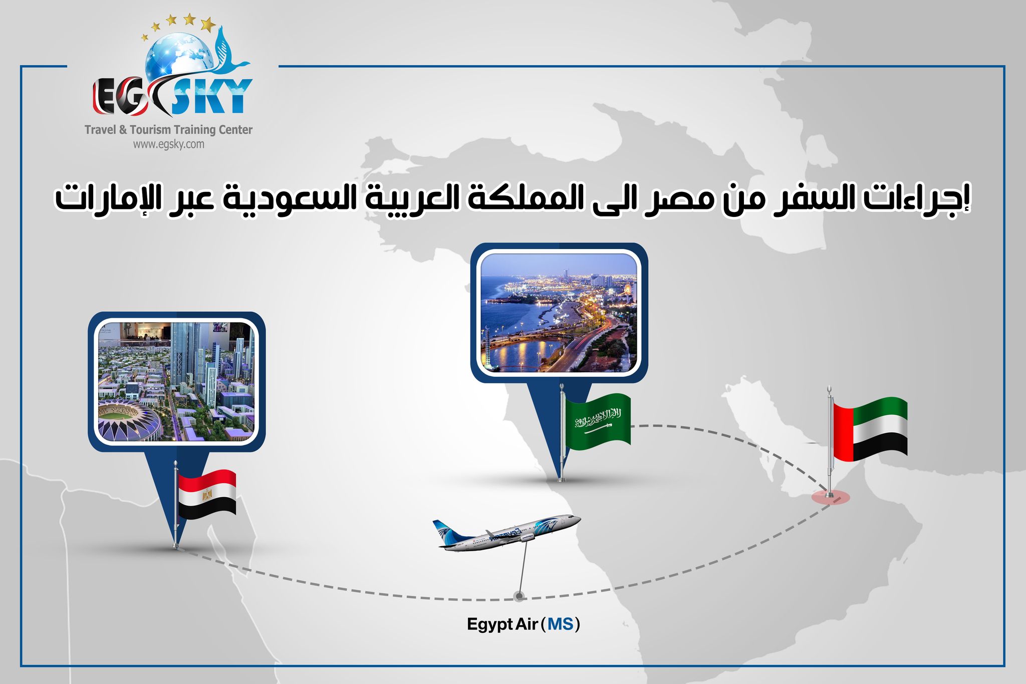 إجرائات سفر السعودية عن طريق الأمارات